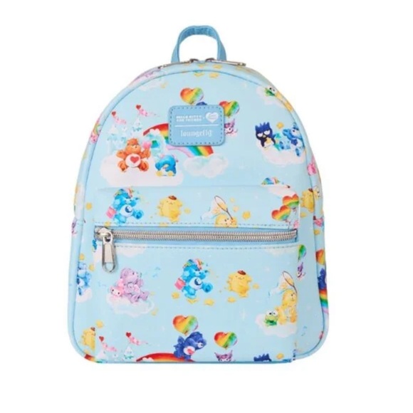 Loungefly Handbags - Loungefly Light Blue Care Bears Backpack